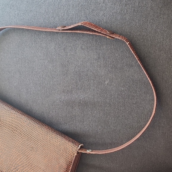 Vintage snakeskin shoulder bag - Picture 6 of 6